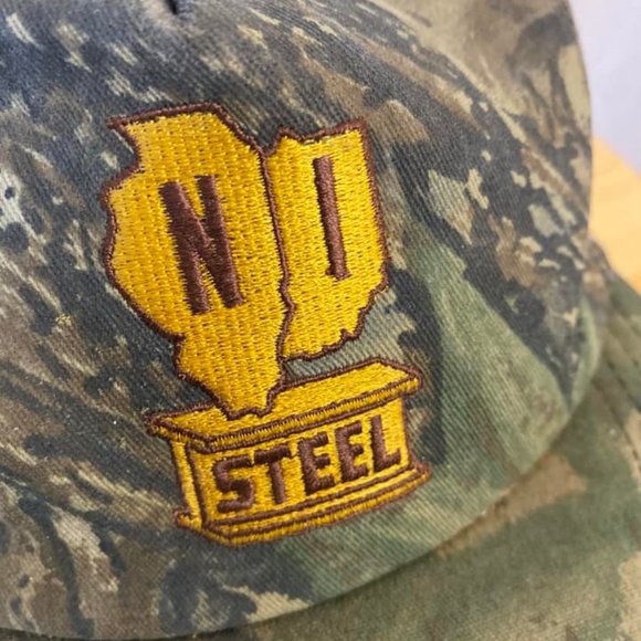 Realtree Green and Brown Camo NI Steel Adjustable Baseball cap - Picture 2 of 8